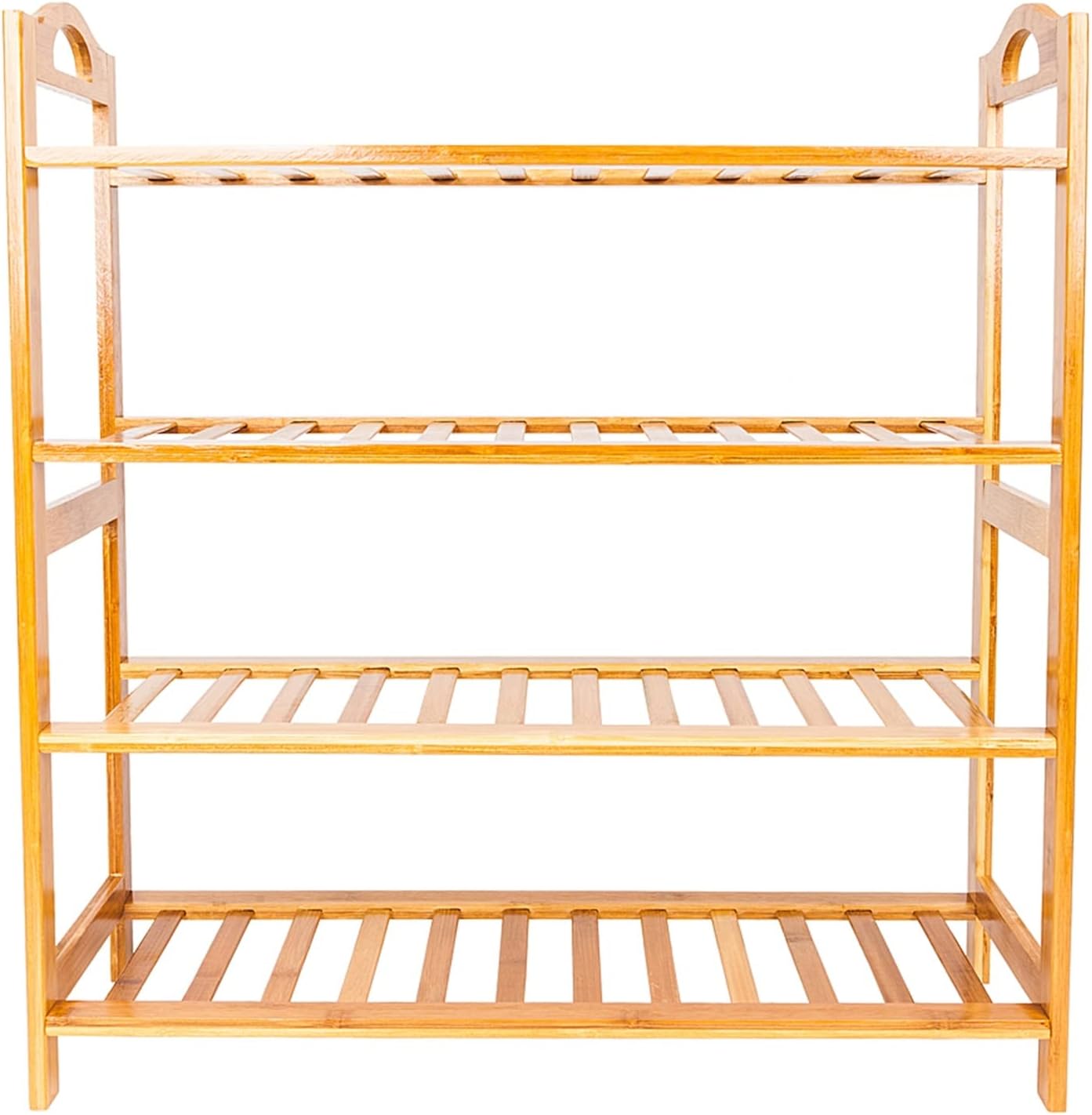 4 Tier Shoe Rack Stackable Shoe Rack Storage Organizer for Entrance Hallway and Closet