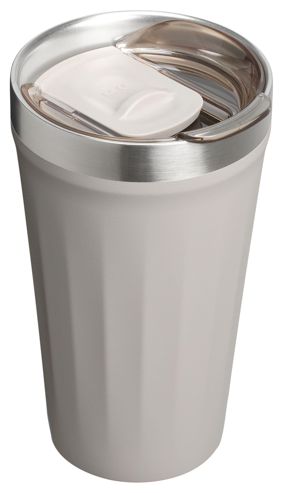 STANLEY Everyday Tumbler Trinkbecher, 473 ml, Press-Fit-Deckel, Getränke-, Kaffee- und Cocktailbecher, isoliertes Edelstahl-Weinglas, BPA-frei, Esche