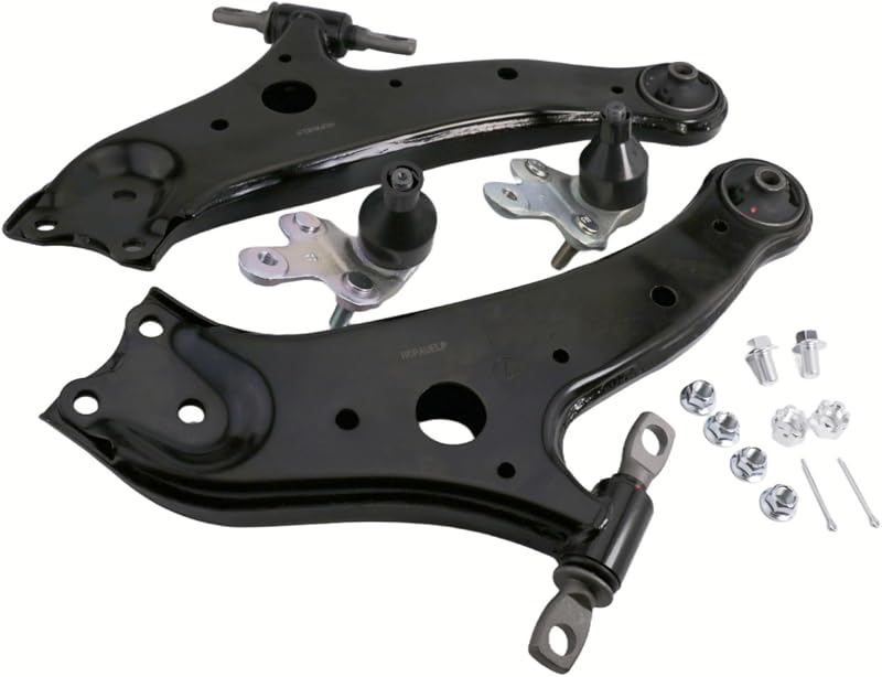 Braços de suspensão com junta esférica HCPAUELP K622944 K622945 para Toyota Highlander e Venza – 4 itens