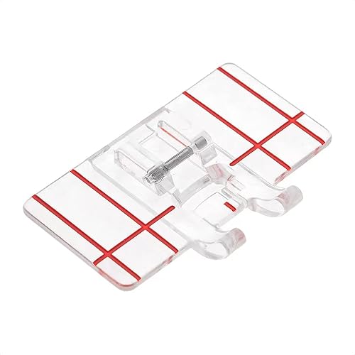 Miniatura 2 de Prensatelas guía transparente de carga superior para todas las máquinas de coser Singer, Brother, Babylock, Euro-Pro, Simplicity, White, Janome,