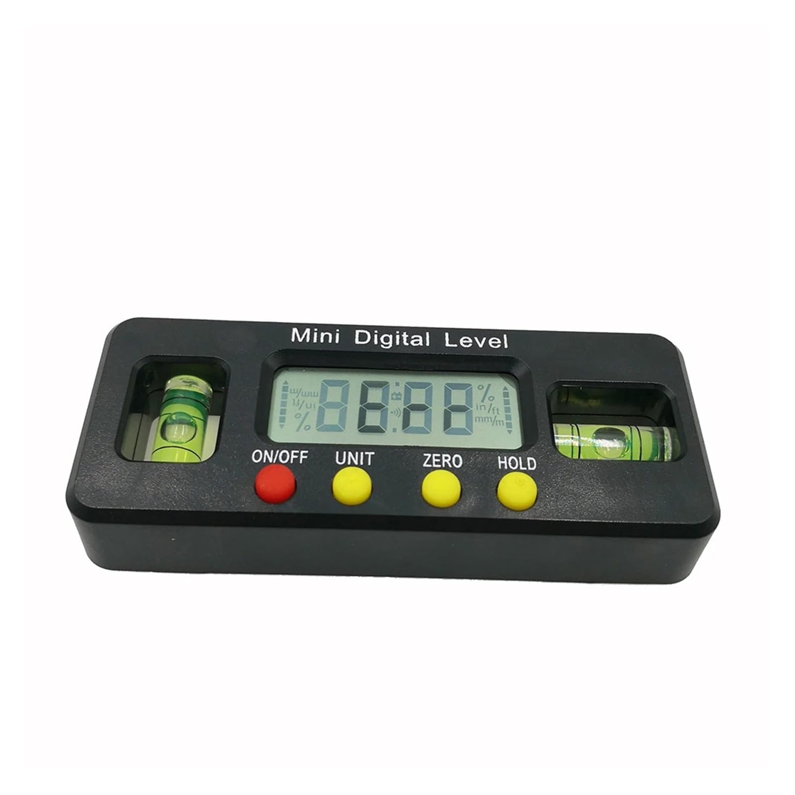 Inklinometr cyfrowy, 150mm 100mm 360 Stopni Mini Cyfrowy Kątomierz Celownik Kątowy Inklinometr Poziomica Elektroniczna Z Dnem Magnetycznym Narzędzie Pomiarowe dla Stolarki, Budownictwa(100mm-Red)