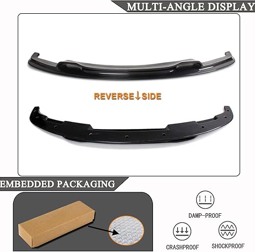 Miniatura 6 de MCARCAR KIT Borde de parachoques delantero de fibra de carbono para BMW Serie 3 F30 M Sport Sedan 2012-2018 320i 325i 328i 330i 335i 340i M-tech