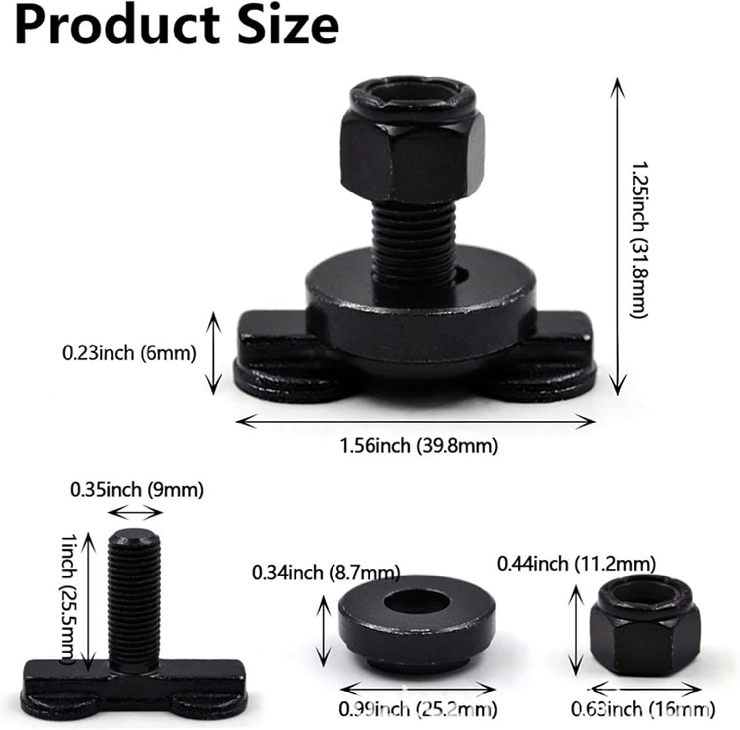 Pack of 8 Heavy Duty L Type Track Double Lug Sliding Rails for Truck Trailer and Recreational Vehicle Cargo Securing