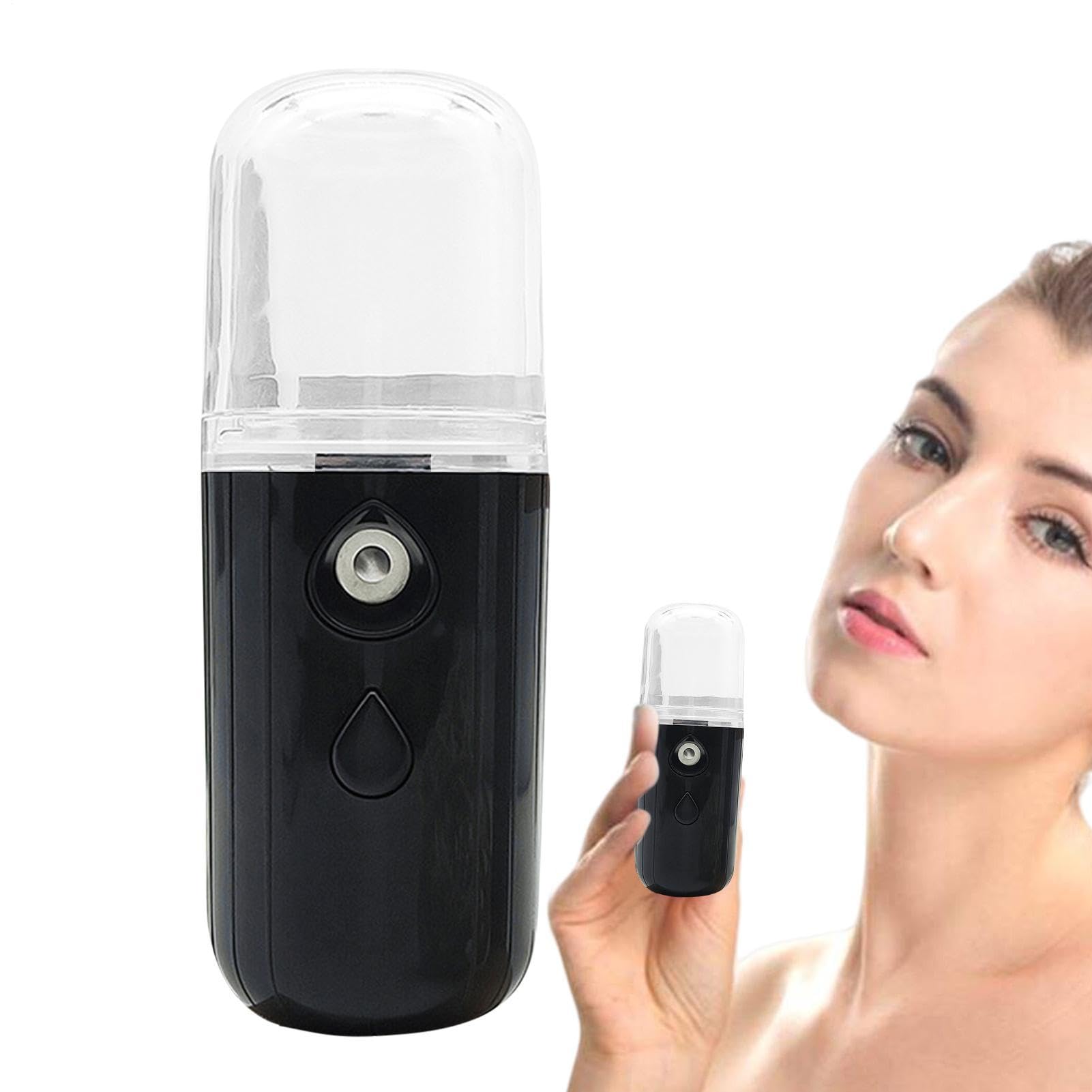 Face Mister - Nano Facial Sprayer, Hydrating Steamer Device | USB Wiederaufladbarer Nebelbefeuchter mit 30ml Tank, Hautpflege-Werkzeug für Make Up Wimpernverlängerungen Travel Spa Beauty Essentials