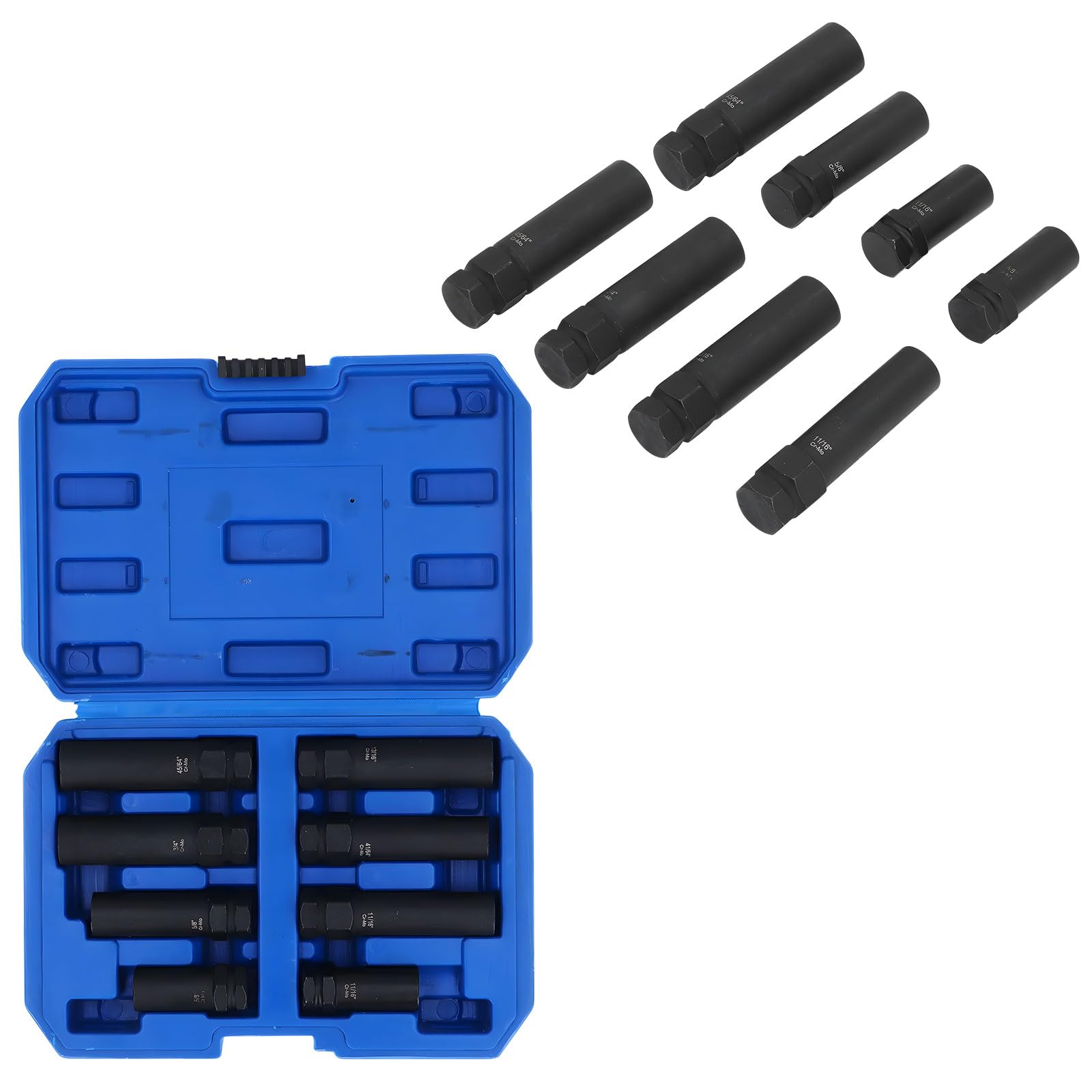 Nucelit Lugs Wrench Set For 5/8 To 45/64 Inch Nut Featuring Locking Systems For Accident During Tire Maintenance Compacted Tire Changing Wrench