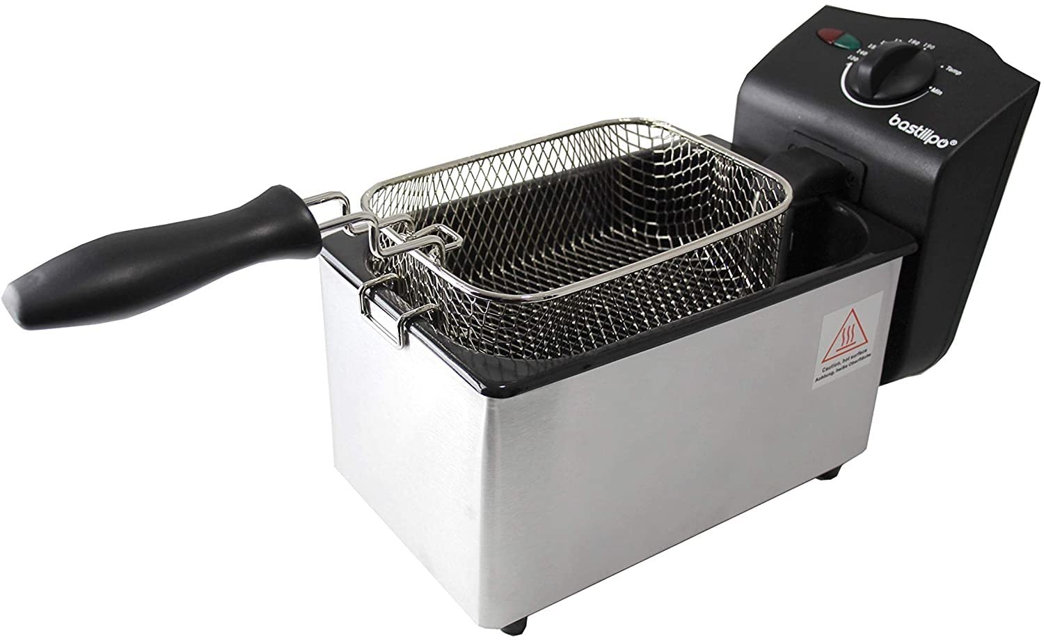Bastilipo - FE-2000-3L, Freidora electrica, 2000W, Iniox, cubeta esmaltada.