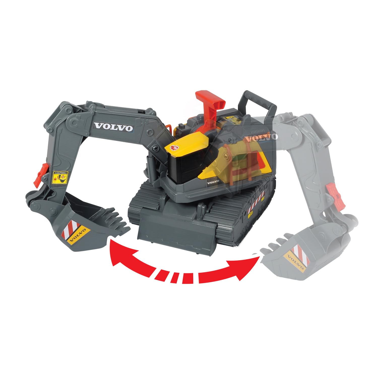 Dickie - Volvo Escavatore Rileva Il Peso, Luci e Suoni 30 cm, + 3 Anni, 203725006