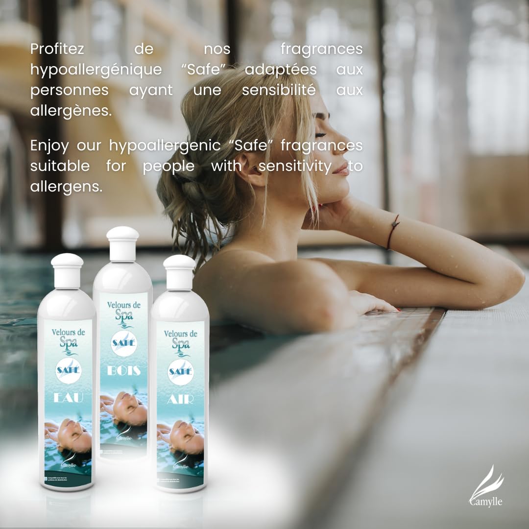 Camylle - Hot Tub Fragrance safe EAU - Spa water Fragrance - An enchanting aquatic fragrance - 250ml