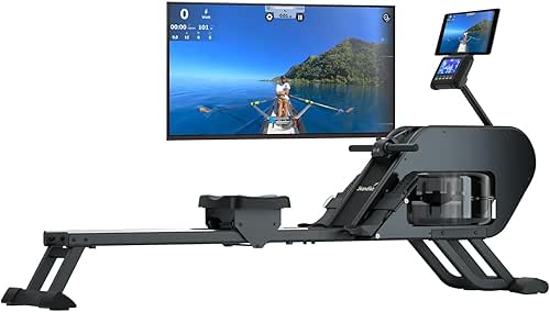 Skandika Rameur à Eau Nemo III | Rameur d'appartement avec