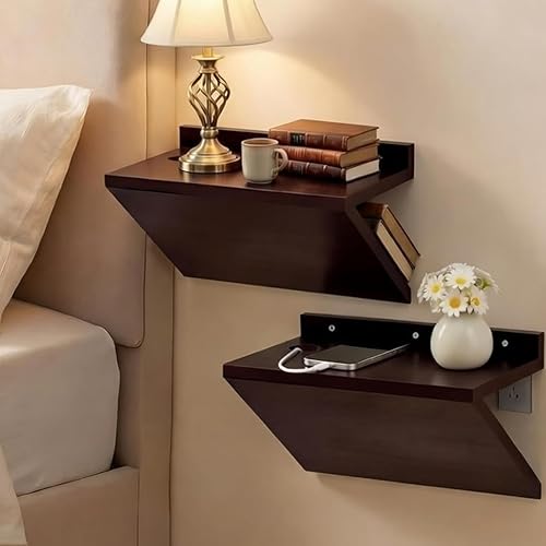 2 Pack 13 x 7 x 5.5 Inch Floating Nightstand