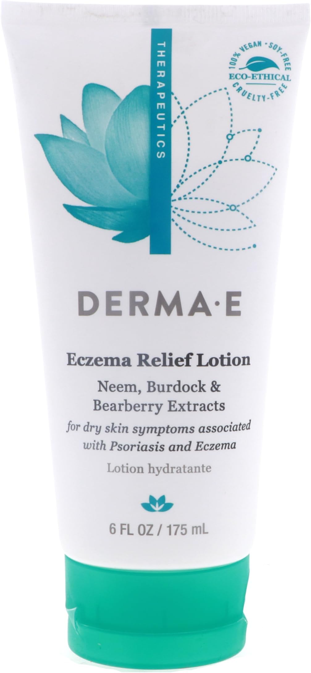 Derma E Eczema Relief Neem, Burdock, Bearberry, Vitamin A & E Lotion, 175 ml