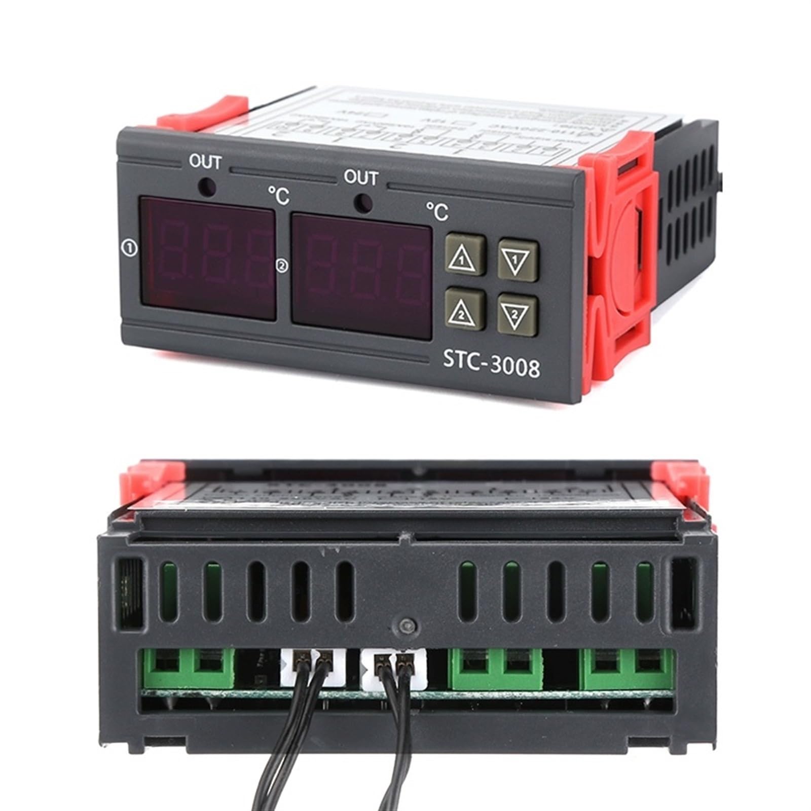 Controlador De Temperatura Digital Dual STC-3008