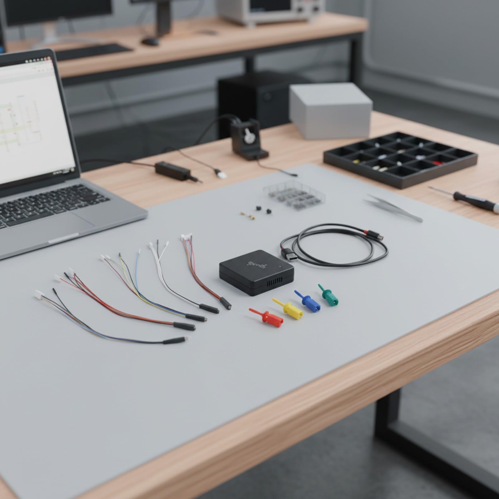 FACAIIO USB Logic Analyzer PC mit 16 Kanälen, Typ-Schnittstelle, 256 MB SDRAM, für Windows, MacOS und Linux