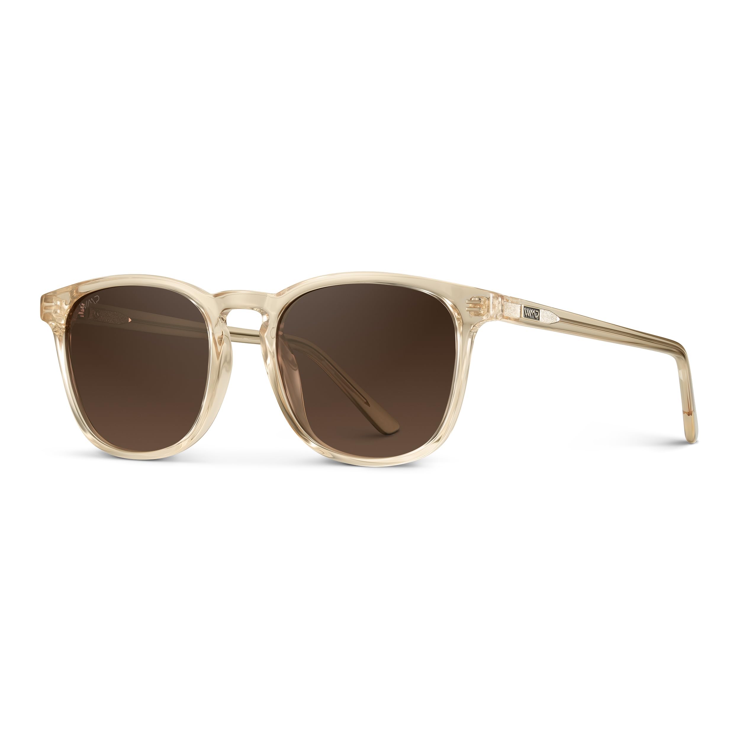WearMe Pro WMP Eyewear - Men's Polarized Modern Rounded Square Sunglasses