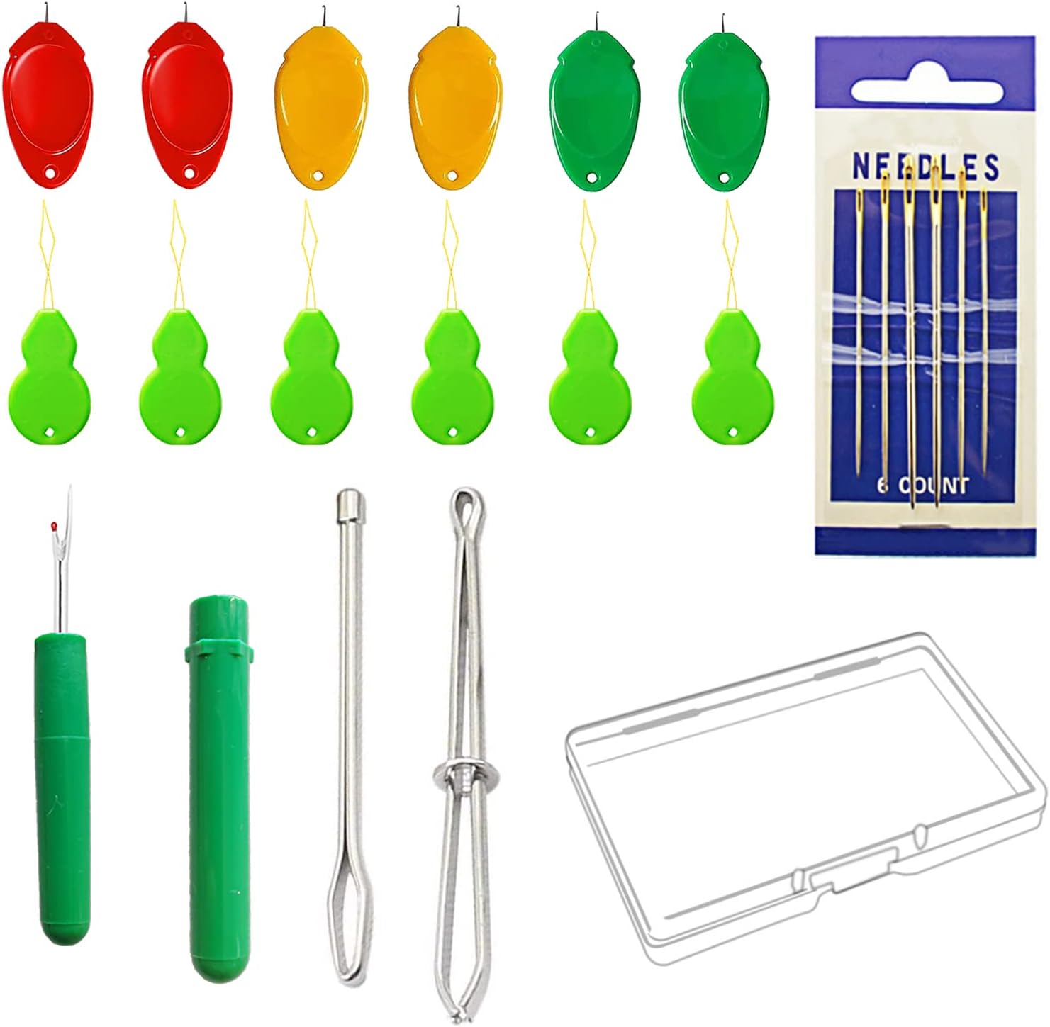 Needle Threaders Tool Set for Hand Sewing,Machine(6 Pcs