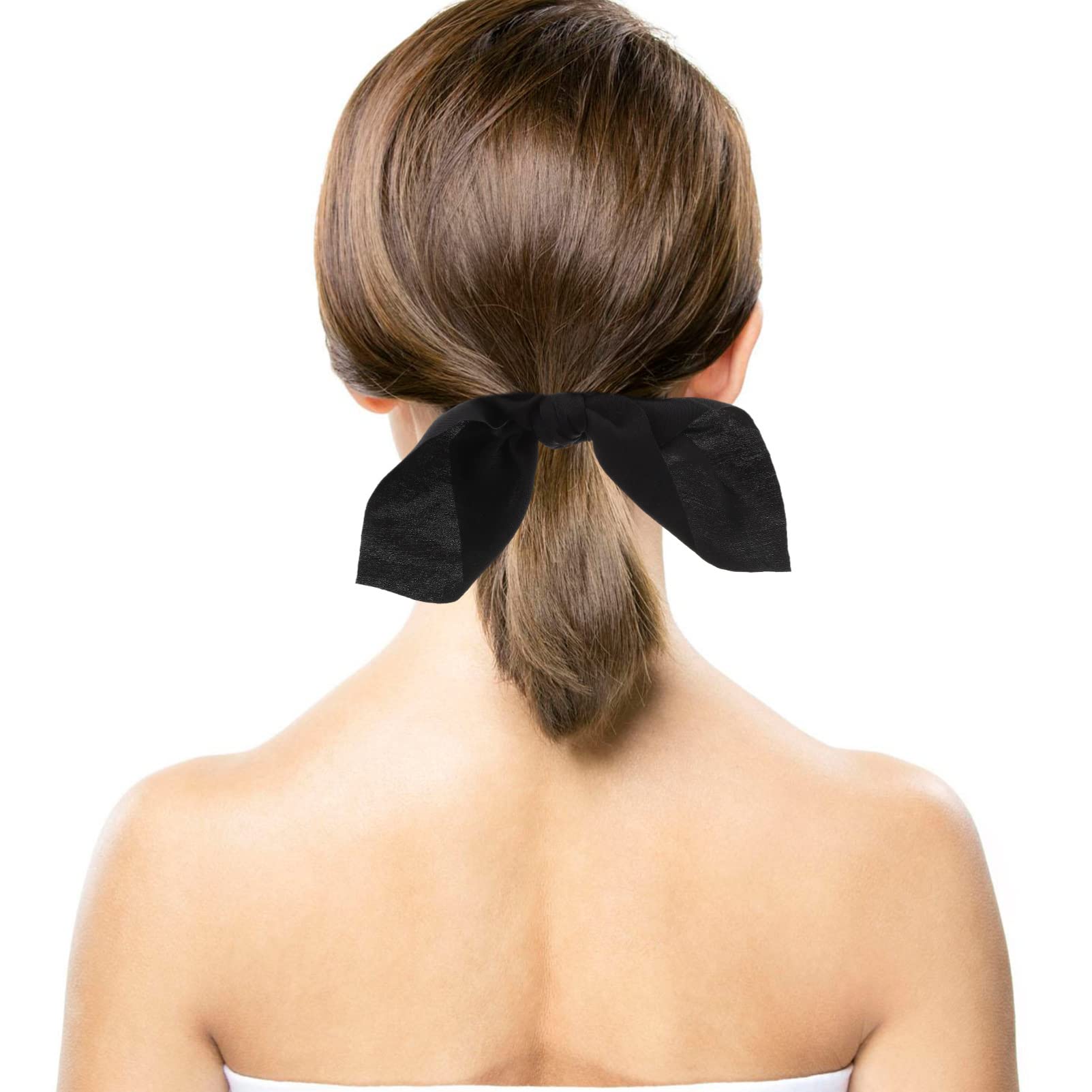 MAGICLULU 30piezas Coleteros Elásticos Cabello Accesorios De Orejas De Conejo Para y Mujeres