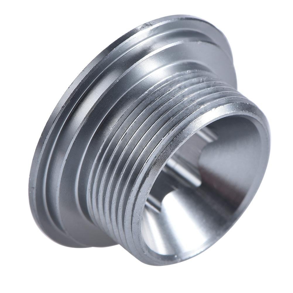 Vis De Pédalier Vélo En Alliage Aluminium - Couleur Titane - Pour Shimano Deore 590/596, XT, SLX - Diamètre 28 Mm, Filetage M20 - 11