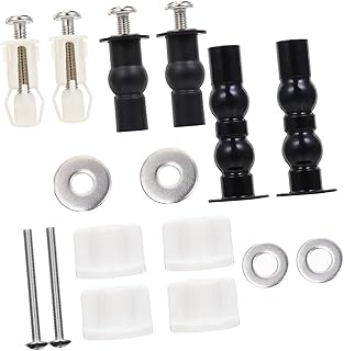 OSALADI 3 Sets Toilet Seat Screw Single Ball 304 Stainless Steel Double Ball