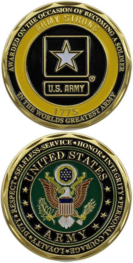 EAGLE CREST U.S. Army Soldier Award Challenge Coin