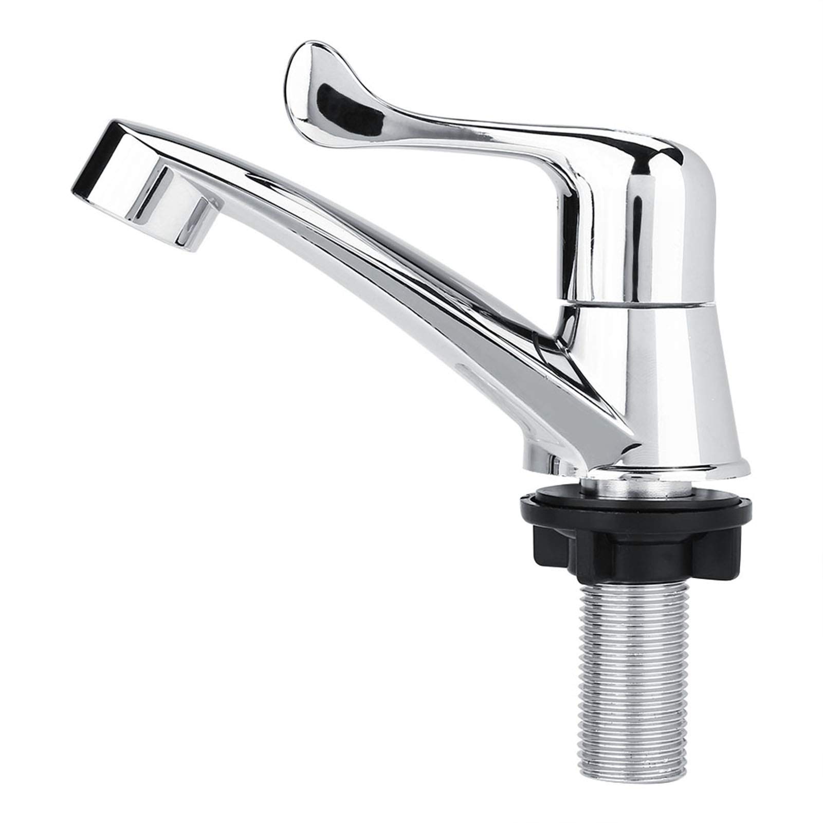 ABS Plastic Sink Water Tap Single Cold Type Faucet Inlet Thread Size G1 2 20mm for The Use — view 7