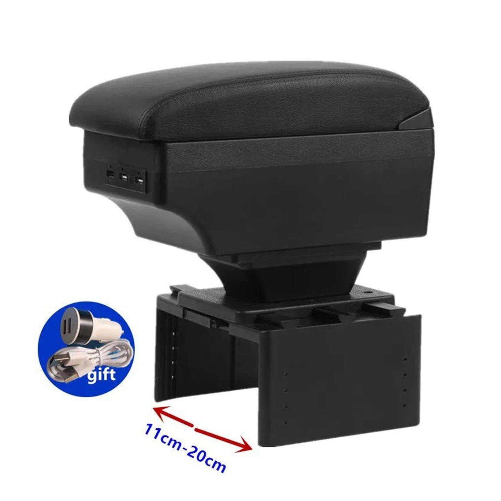 Brazo Soporte Almacenamiento Central Caja Reposabrazos Modelo Universal