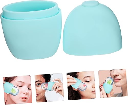 Miniatura 7 de Beaupretty 3 unids Silicona Cara Ice Tray Face Ice Roller Kit de cuidado de la piel Rodillo facial de hielo Guasha Rodillos de ojos fríos Rodillos