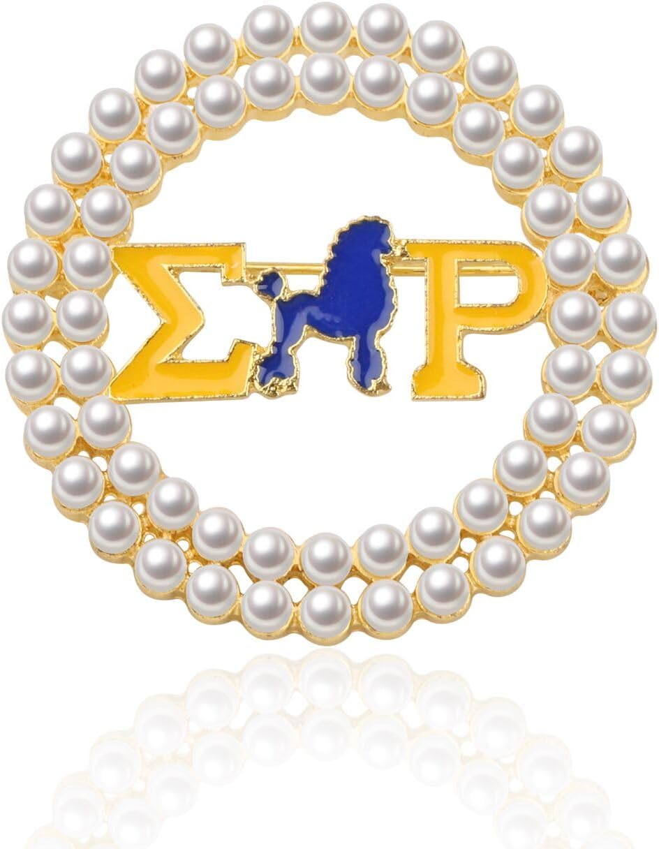 CENWA Sorority Brooch Pin Sorority Gift Greek Sorority Jewelry Gift (Brooch Pin)1