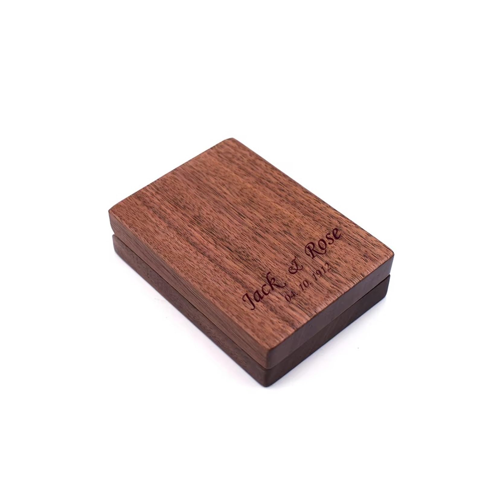 Portagioie Viaggio Per Donne E Uomini, Scatola Personalizzata Per Fedi Nuziali Di Fidanzamento, San Valentino, Per Portaset Di Cerimonie Nuziali（10*7*4cm） Porta Collane Chiuso Portagioie Da Viaggio(Ty