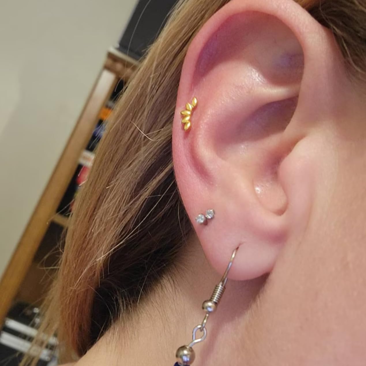 20G/18G/16G Flat Back Earrings Tiny Nose Stud, Cartilage Earring Threadless Tragus Helix Stud Conch Piercing Jewelry - Image 7