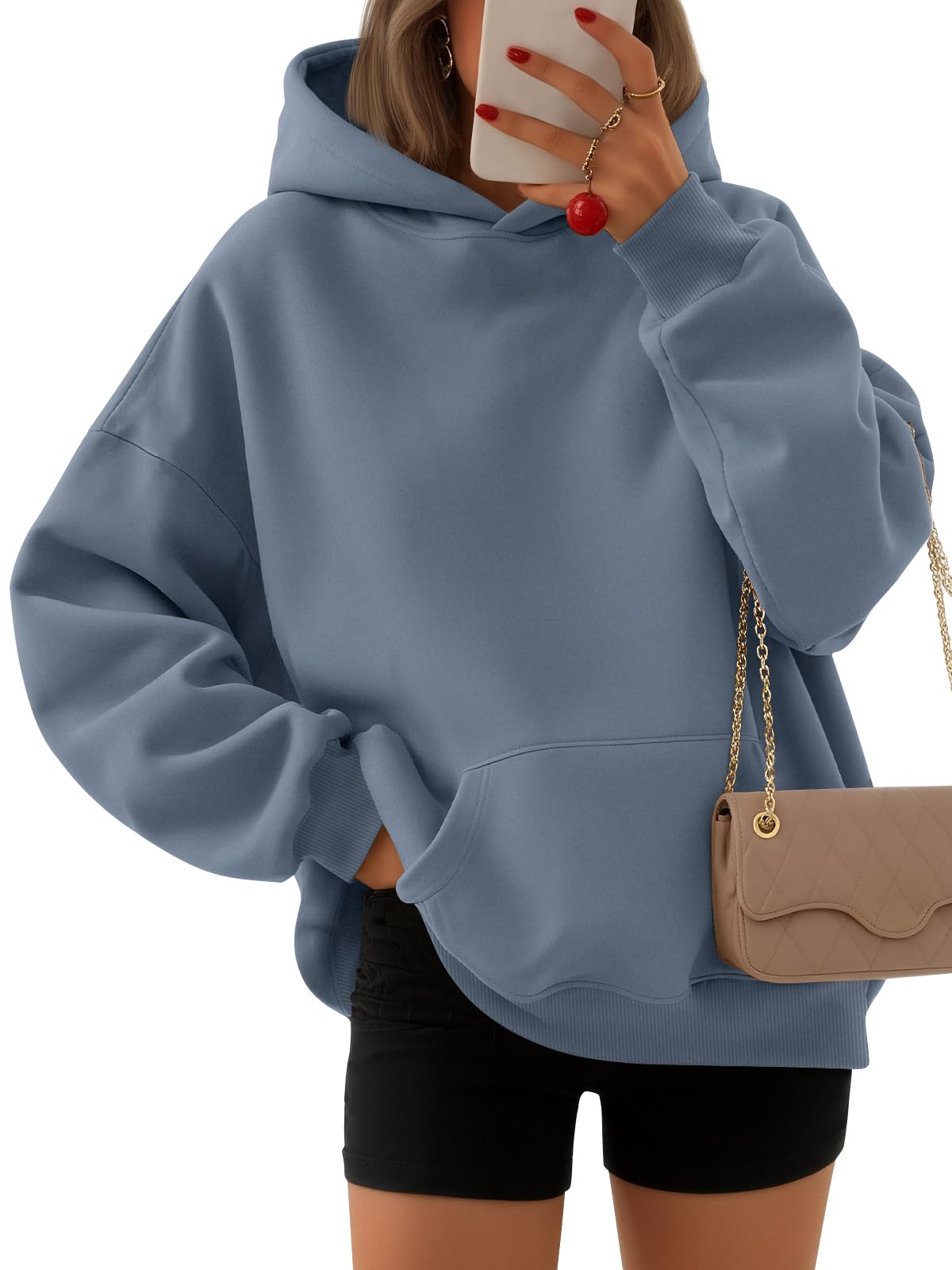 EFAN Women's Hoodies Oversized Sweatshirt Comfort Fleece Sweaters | Cozy Trendy Pullover Hoodies, Sweatshirts with Pockets For Fall & Winter