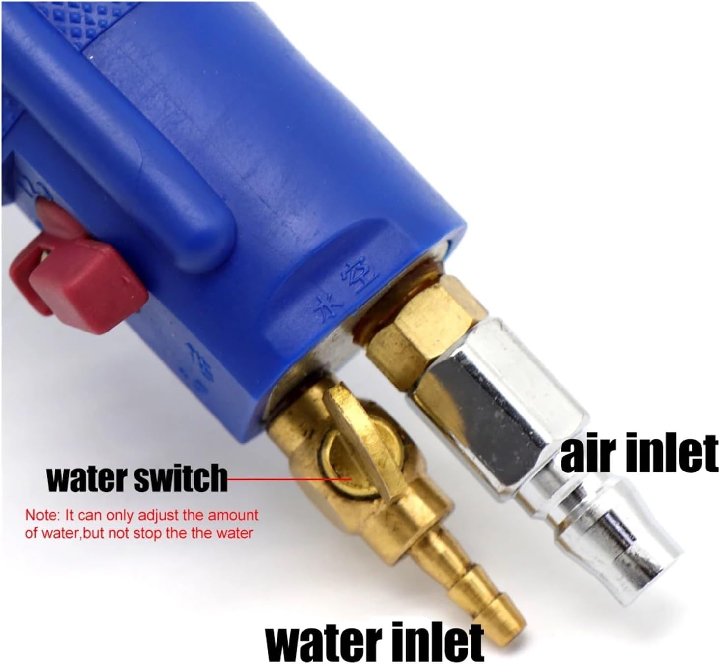 3 インチ空気空気圧サンダー水供給ミル湿式ポリッシャーツールマシン大理石石英花崗岩石研磨用 適用範囲広い(3 inch 16mm)