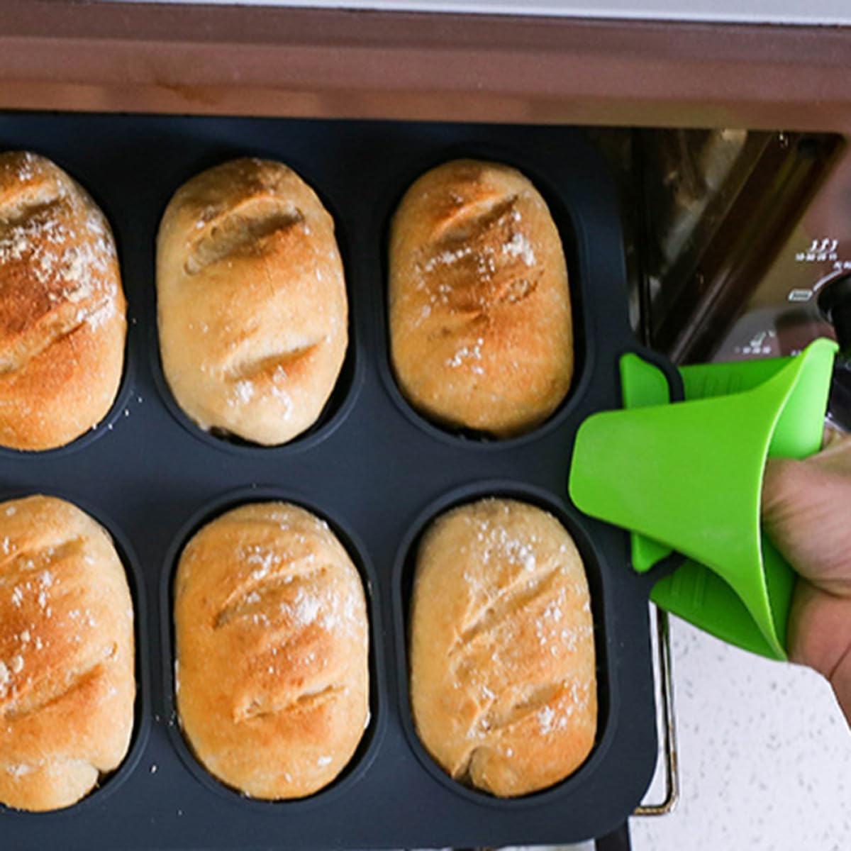 Silikon Brotform 2 Stück Packung aus Antihaft
