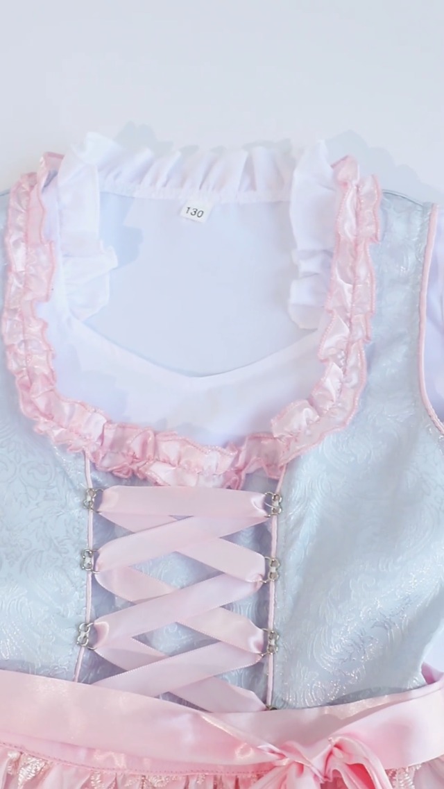 Mädchen Dirndl Set - Oktoberfest Tracht Im Vintage Stil