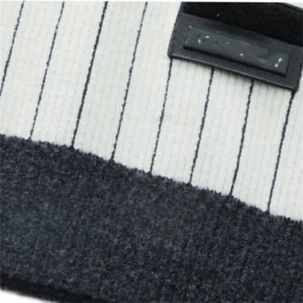Men's Striped Pullover Cardigan Autumn-Winter Round Neck Knit Sweater Comfortable Warm Fashion Clothing