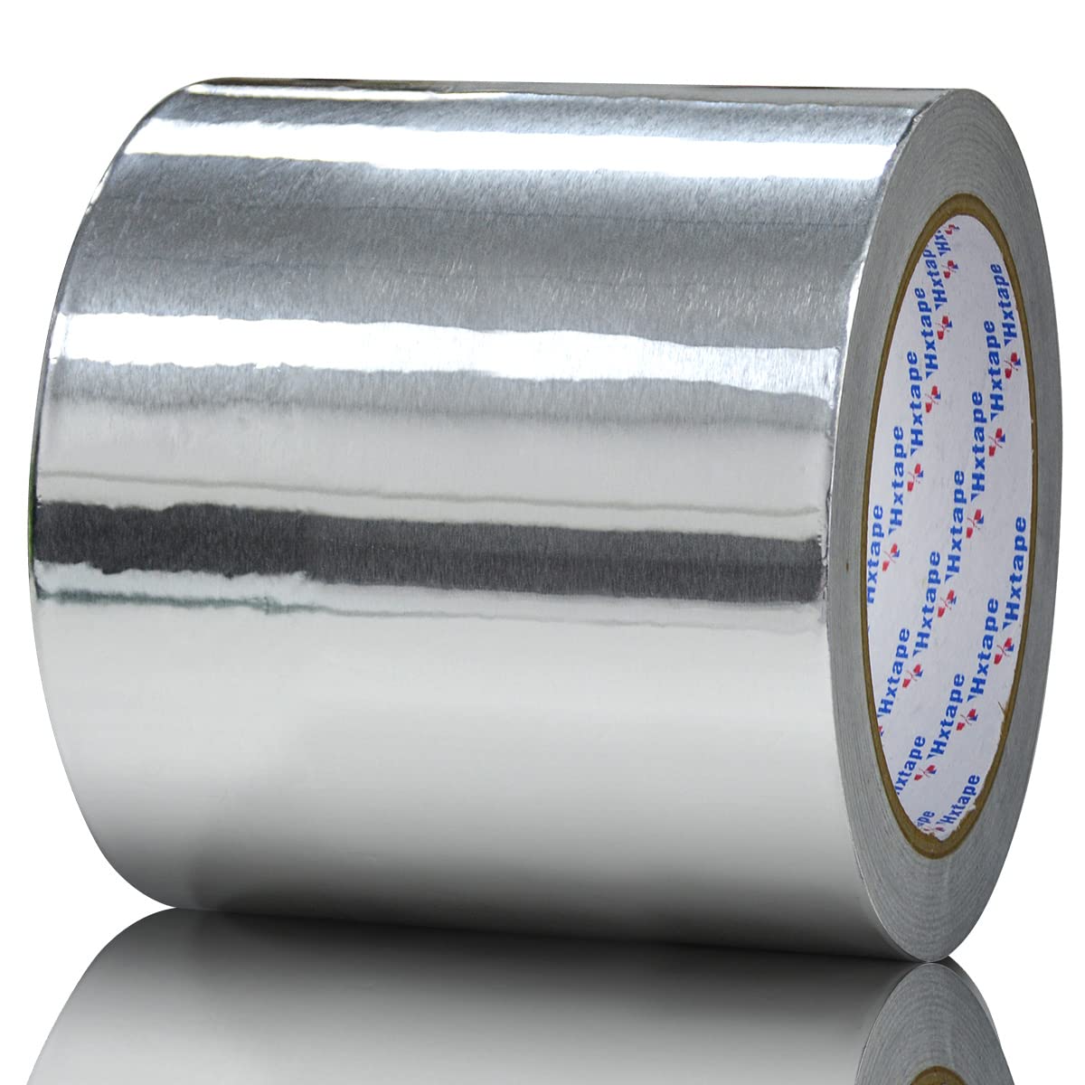 Hxtape Aluminum Foil Glass Fiber Cloth Tape,Silver,Good for HVAC, Sealing & Patching Hot & Cold Air Ducts, Metal Repair (4-4 mil-20m)