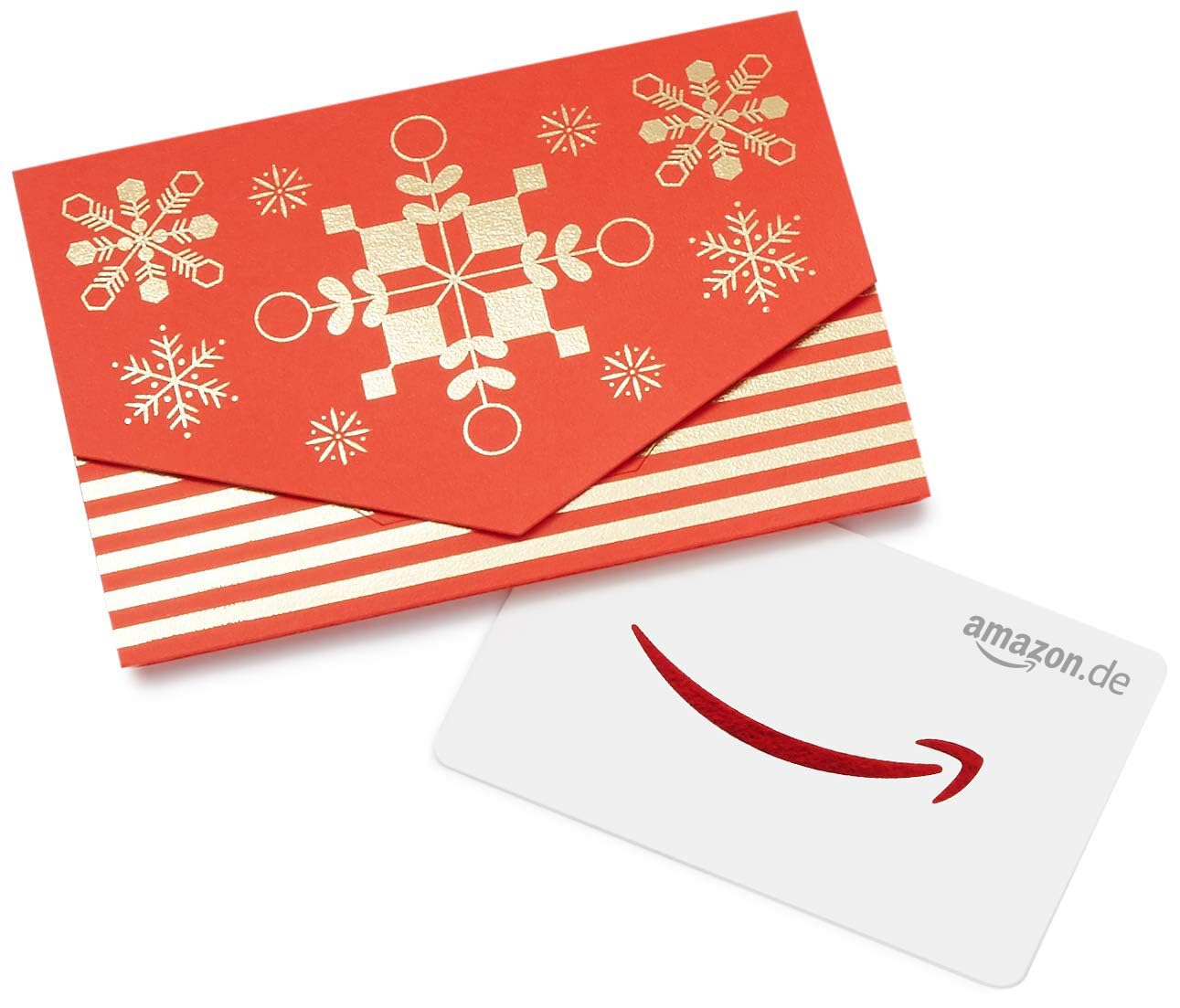 Amazon.de 25€ Gutschein im 10er Multi-Pack (Geschenkkuvert Rot und Gold)