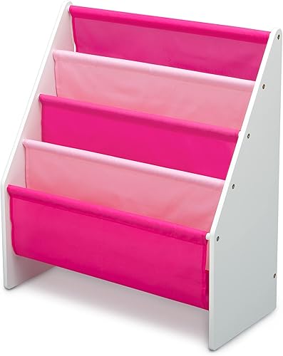 Miniatura 5 de Delta Children - Estantería con estantes para niños - Almacenamiento de fácil acceso para revistas o libros de colorear - Ideal para salas de juegos