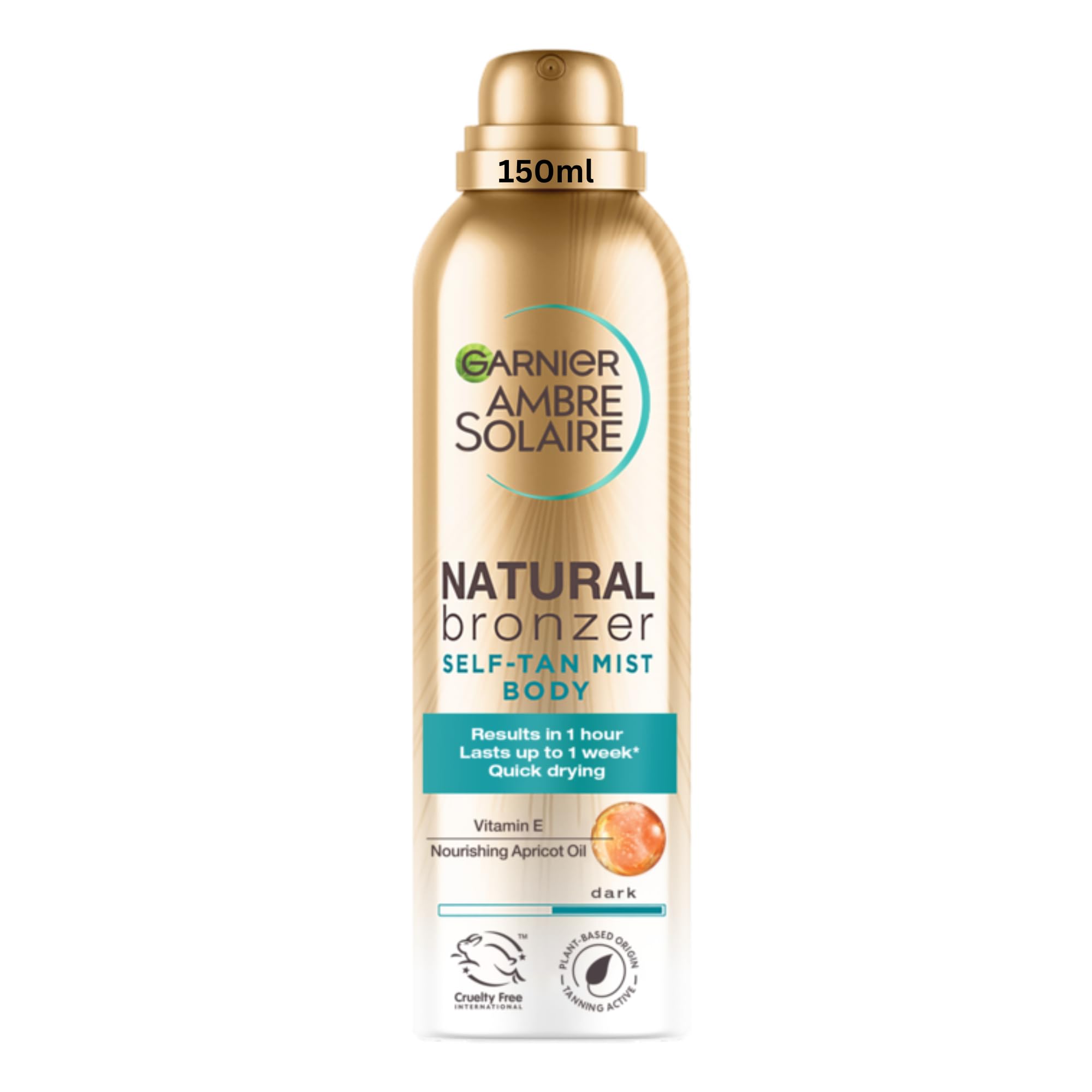 Garnier Ambre Solaire Natural Bronzer Medium Self Tan Body Mist 150ml