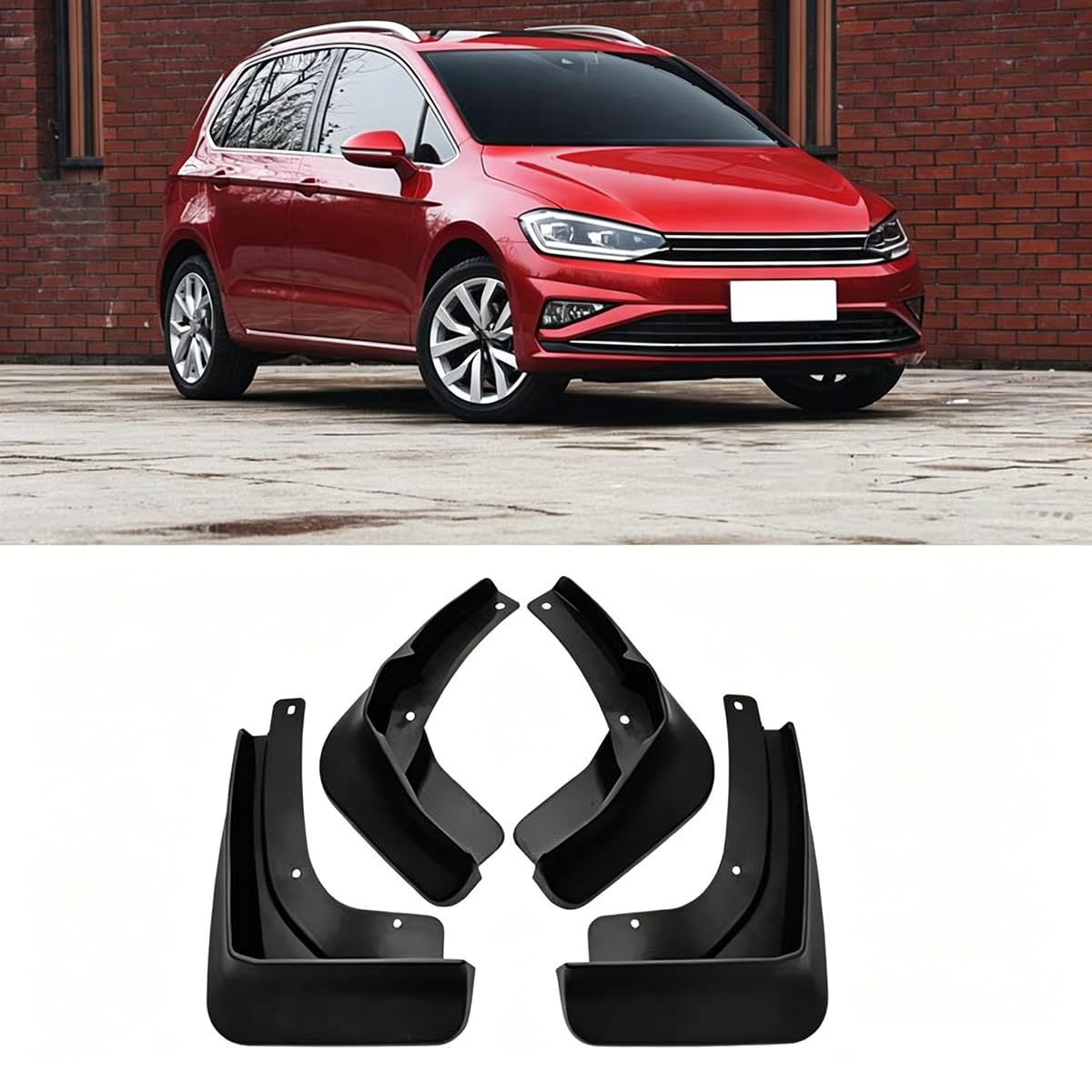 Garde-Boue pour Voiture Antiprojection Bavettes Robustes VW Golf Sport Van