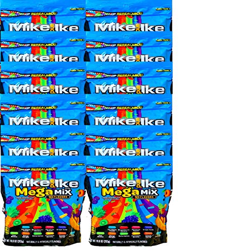 Mike And Ike Original Fruits Mega Mix 10 oz Bolsa x12