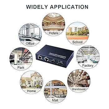 10Gtek ギガビットイーサネットメディアコンバータセット Amazon.co.jp: 10Gtek ギガビット 光メディアコンバーター