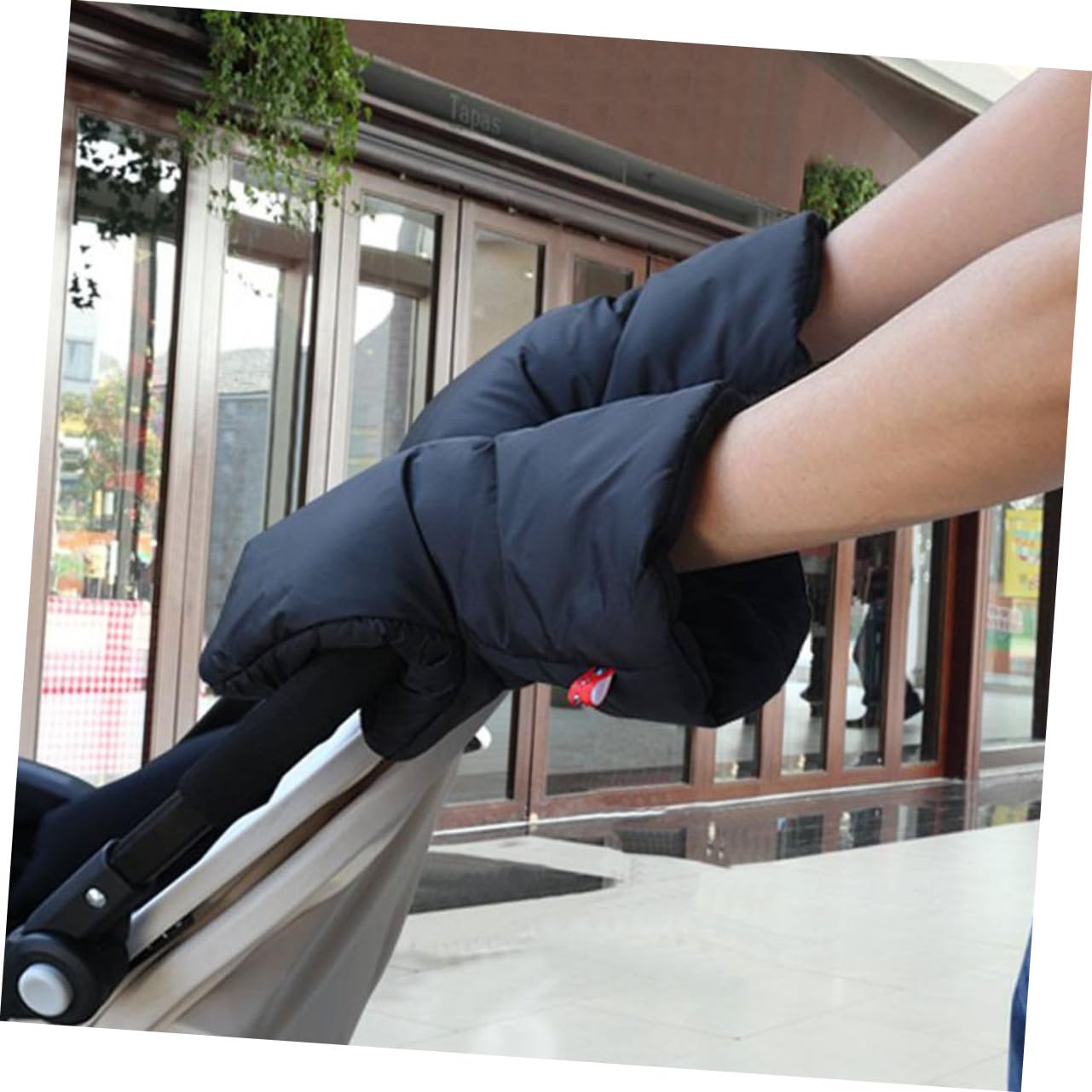 BESTonZON Warm Stroller Gloves Windproof Winter Gloves for Women Men Large Size Thick and Warm for Cold Weather Protection