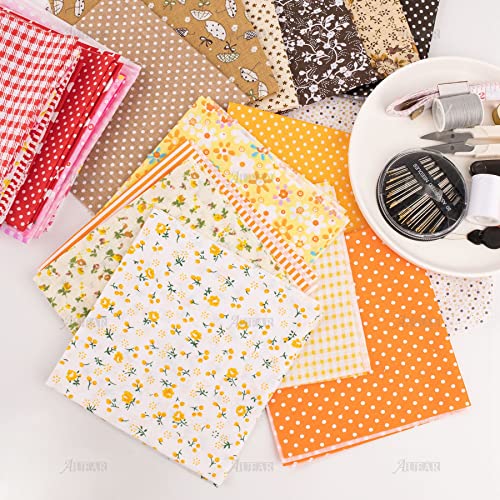 Tissu de matelassage coton AUEAR coupons patchwork imprimé floral scrapbooking DIY - 2