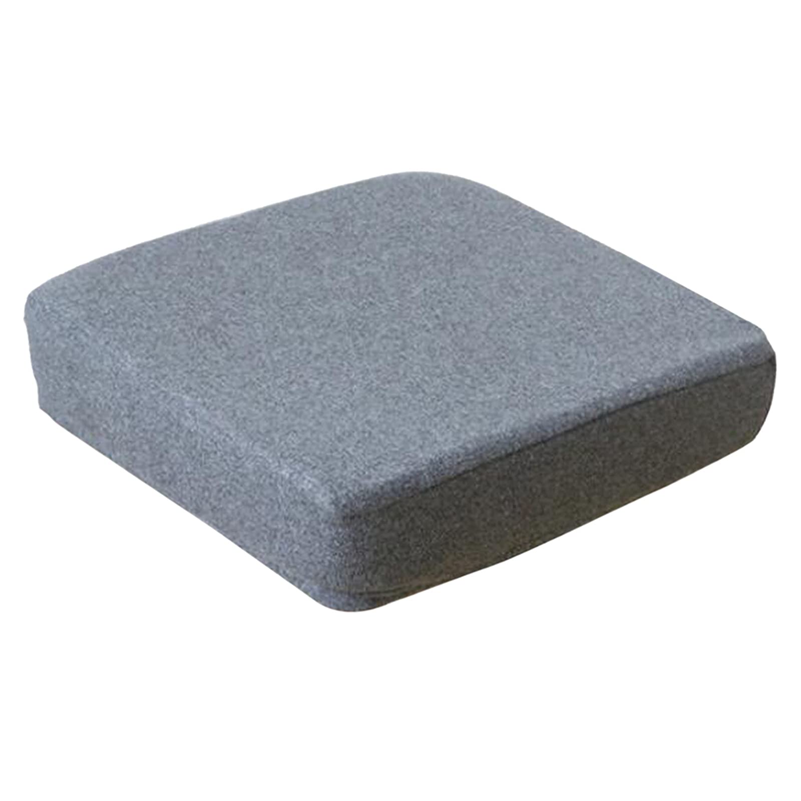 FLAMEERSquare Bar Stool Cover Cushion with Elastic Stool Seat Cushion Elastic Stretch Slipcover for Home Party Dinign Room Dressing Table Stools Cover - Gray A