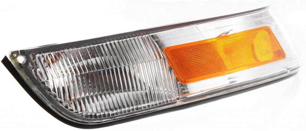 CarLights360 For Mercury Grand Marquis 1995 1996 1997 Side Marker Light Assembly Passenger Side GS/LS Models | w/Cornering Lens FO2551122 | F5MY15A201C