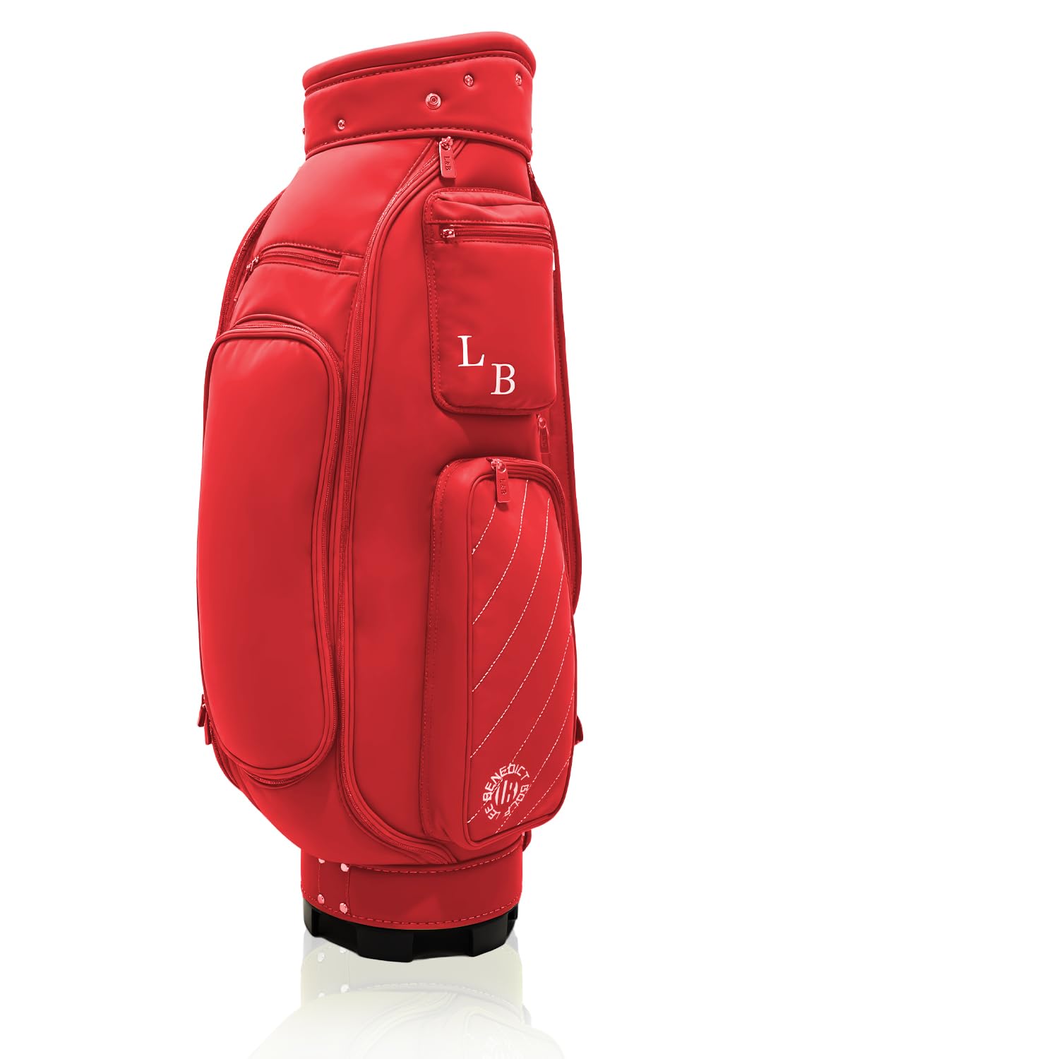 L&B 5 Way Golf Cart Bag, Golf Bag for Men and Women with Handles and Rain, Waterproof Zippers,Caliber 8.5 Inch