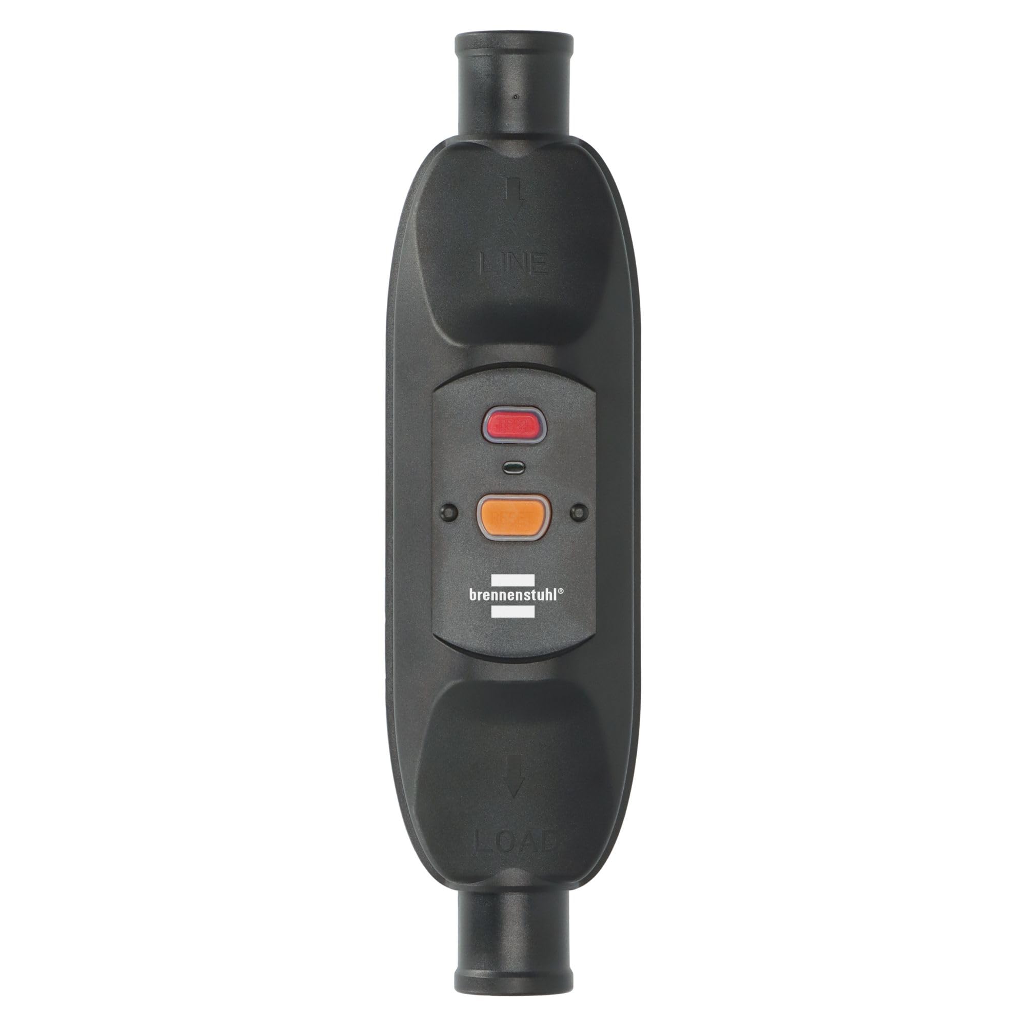 Brennenstuhl PRCD Disyuntor de protección personal móvil BDI-Z 1 10 IP66 para montaje de cables (con RCD para uso en exteriores 10mA, desconexión bipolar)