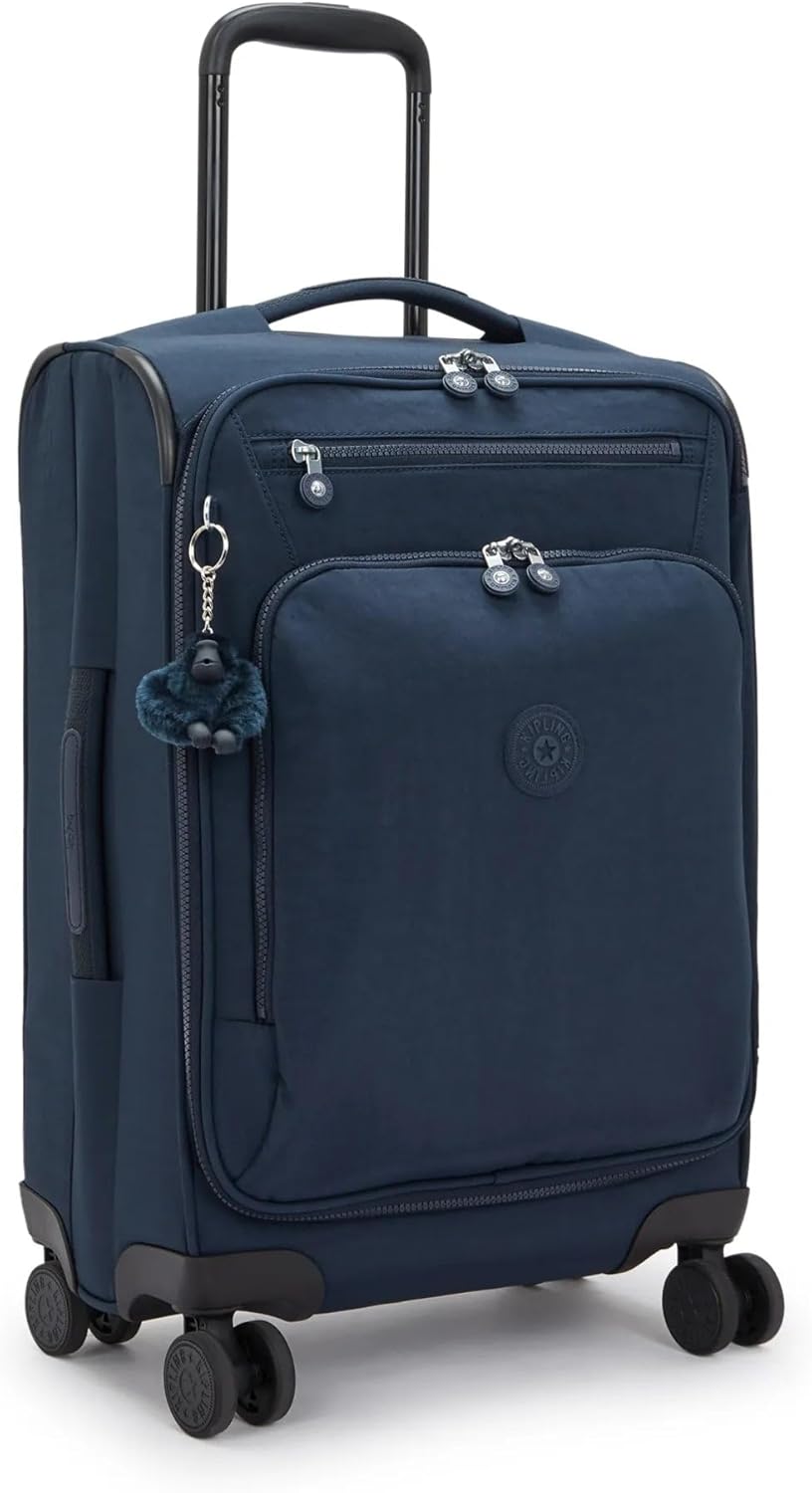 Kipling Youri Spin Small 4 Wheeled Rolling Luggage Blue Bleu 2