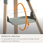 Stokke Clikk High Chair, White - All-in-One High Chair with Tray + Harness - Light, Durable & Travel Friendly - Ergonomic with Adjustable Features - Best for 6-36 Months or Up to 33 lbs