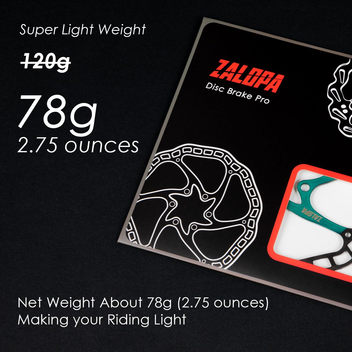 Amazon.co.jp: ZALOPA Pro 160mm ディスクブレーキローター R7